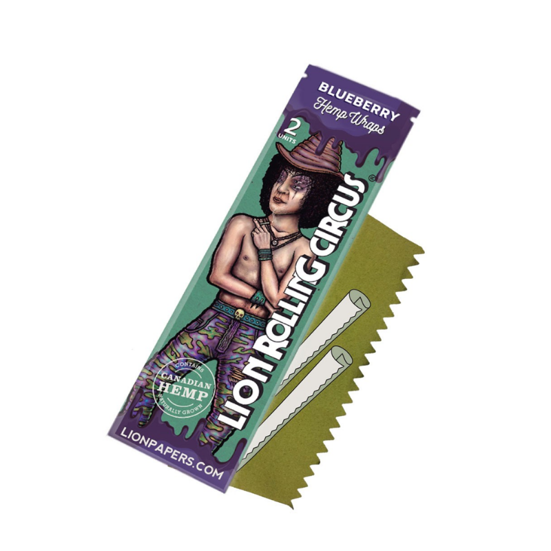 HempWrap Blueberry Lion Rolling Circus