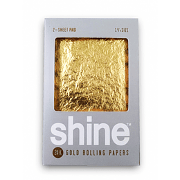 Shine® 2 papeles 1 1/4 de oro 24K