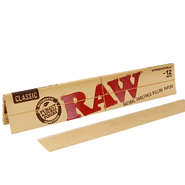 Papel raw artesano 1 1/4 fumar con su diseño te facilita el forjado
