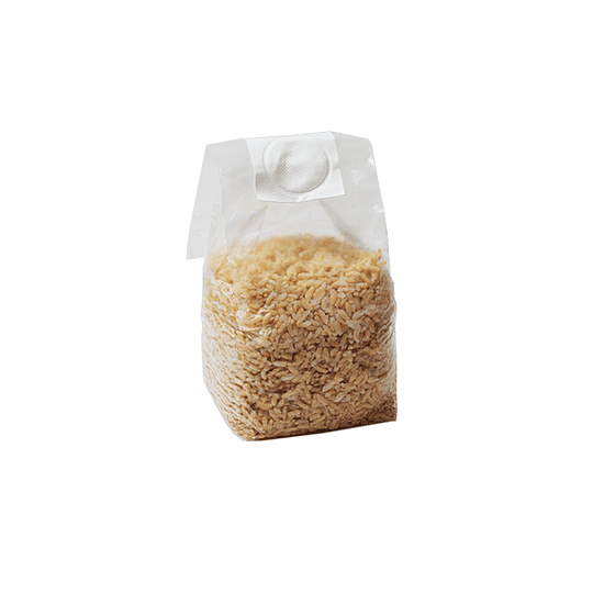 Mushbag 750 cc. arroz grano integral estéril