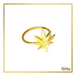 Leaf ring Gold