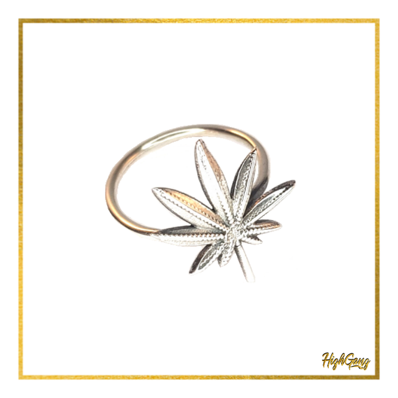 Leaf ring Silver