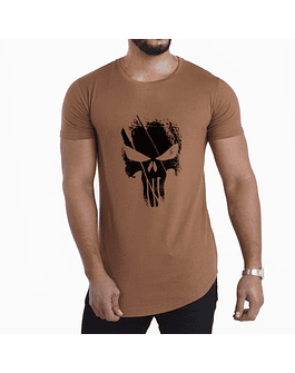 Polera Long Fit / the Punisher Manga Corta Habano