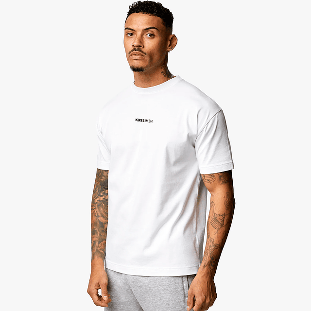 Polera Essential Gym Rat  White / Edicion Limitada