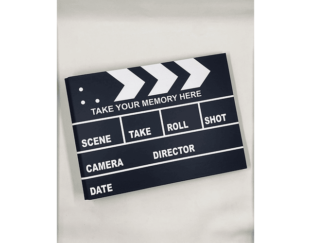 Álbum de Fotos “Claqueta” – Hojas negras 🎬📸