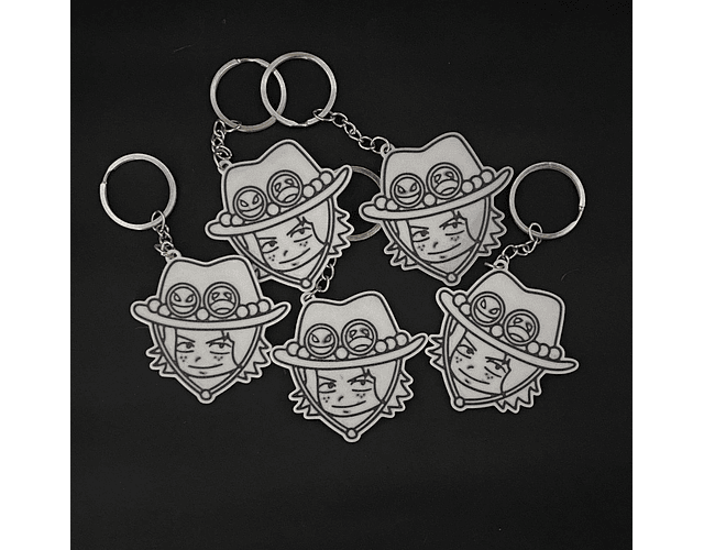 Llavero One Piece 3D