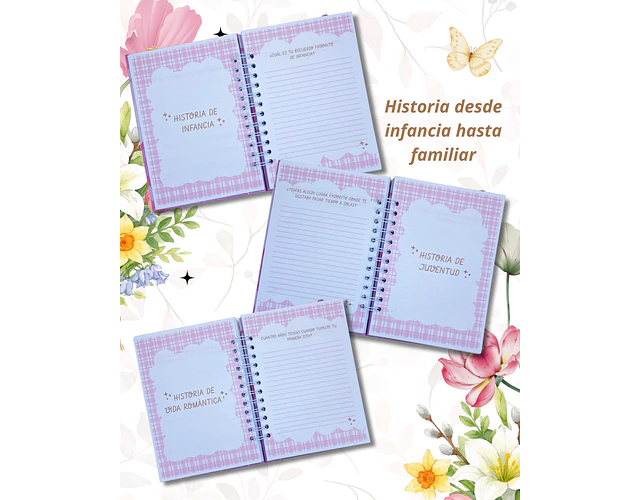Agenda “Mamá, cuéntame tu historia”🌸