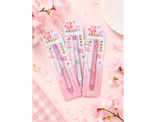 Lapicera Gel Sakura 0.5 mm 🌸