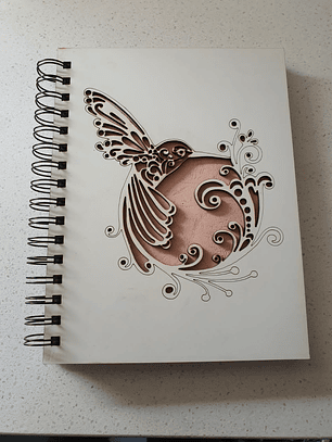 Cuaderno Colibrí Blanco
