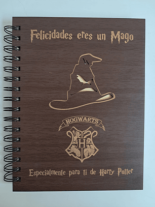 Cuaderno Sombrero Harry Potter