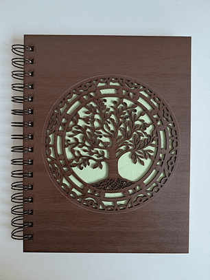 Cuaderno Arbol Circulo Cafe