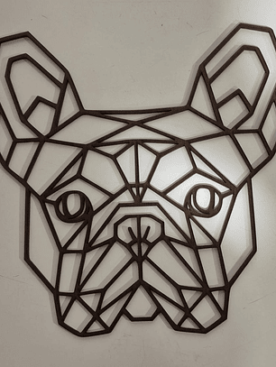 Bulldog francés geométrico