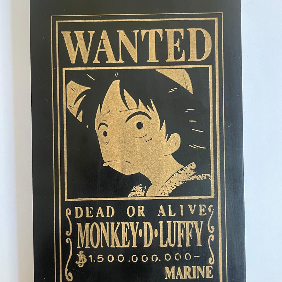 Croquera One Pice Wanted 1