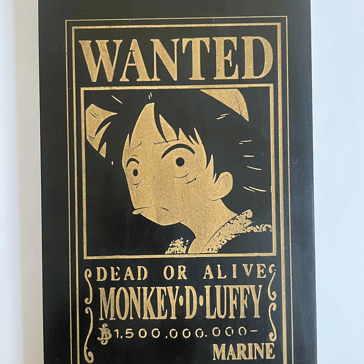 Croquera One Pice Wanted 1