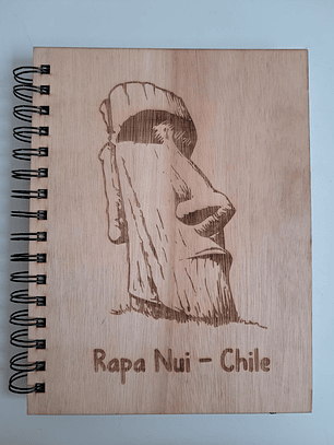 Cuaderno Chile Moai Natural