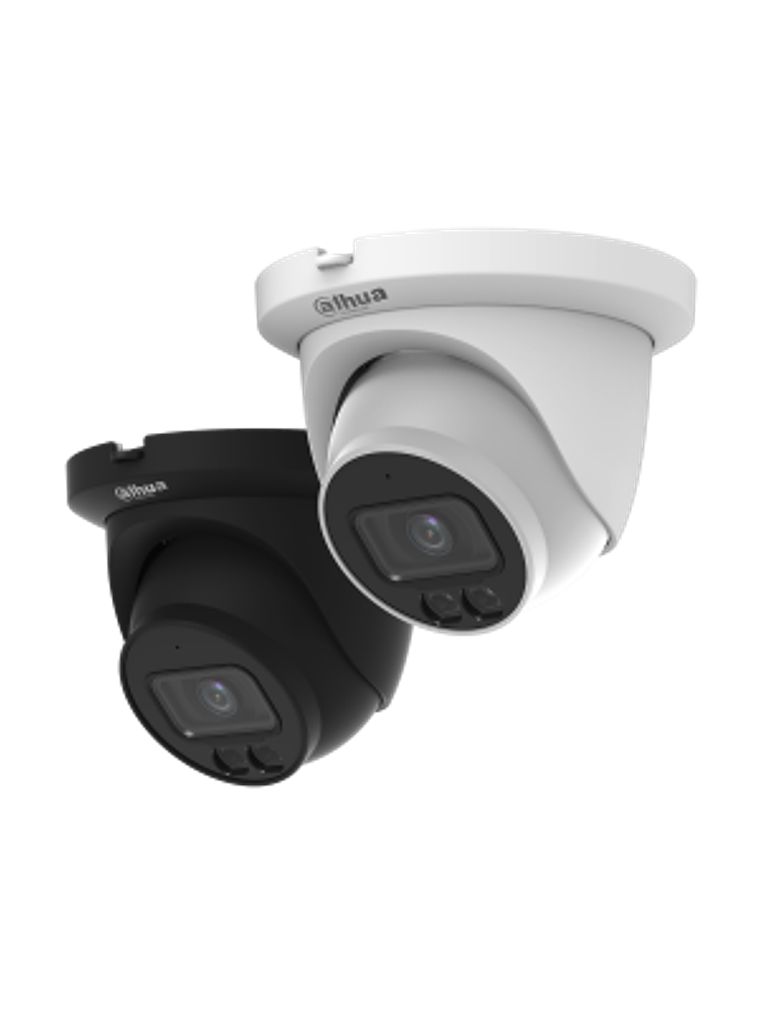 Cámara Domo IP Dahua 2MP Full-Color Warm LED Fixed-focal Eyeball WizSense 1