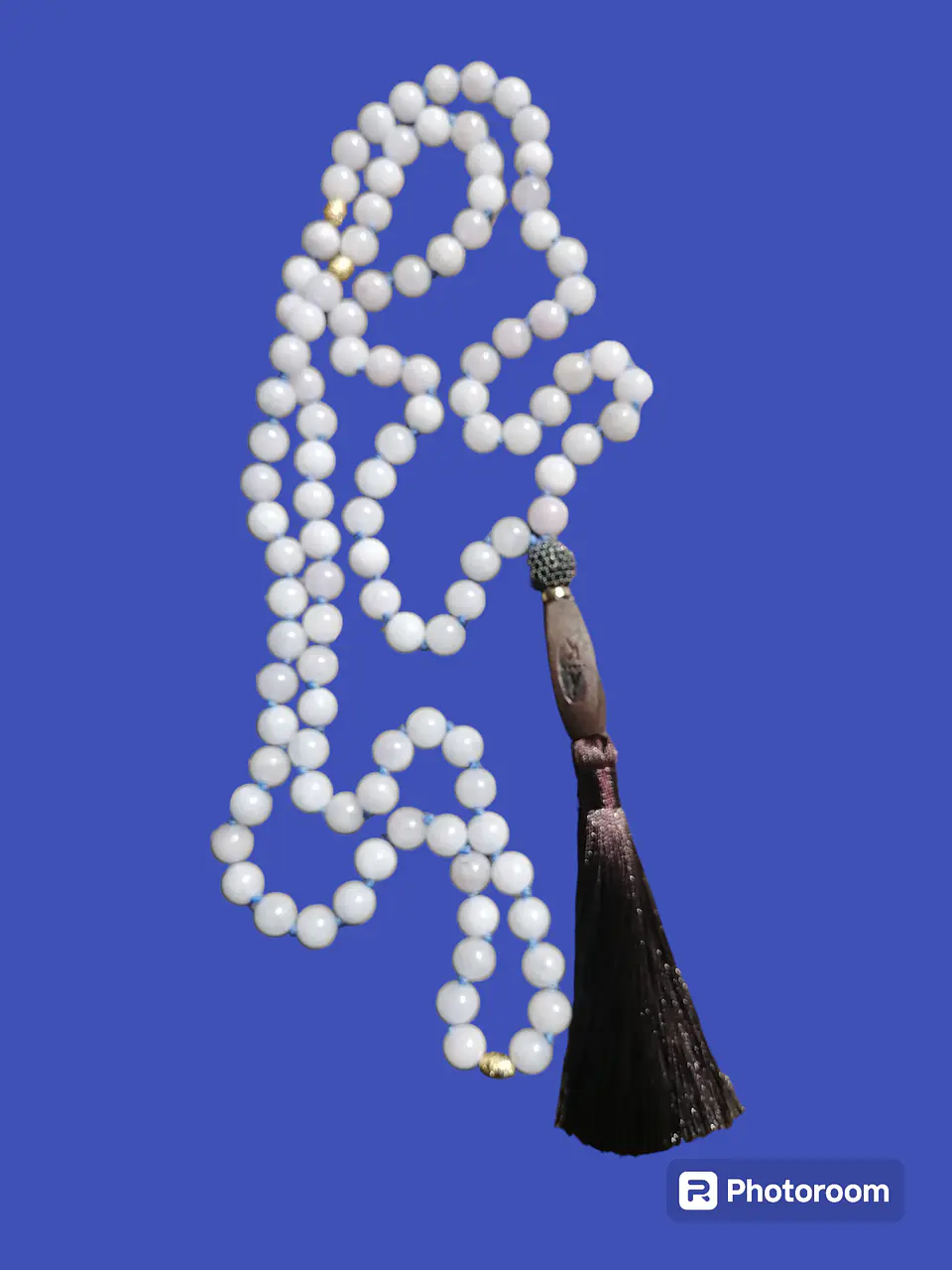Japa Mala Aguamarina de 8mm 3