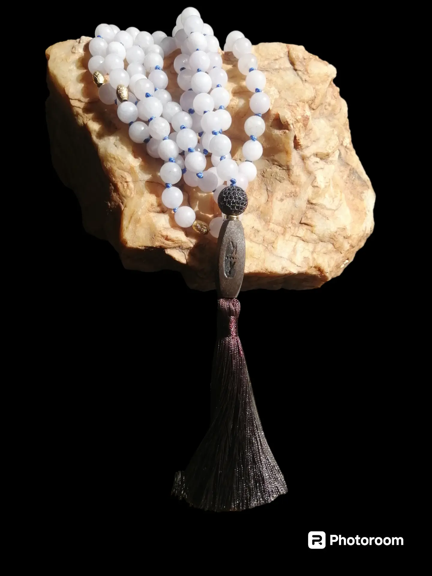 Japa Mala Aguamarina de 8mm 4