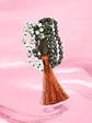 Japa Mala Howlita y Larvikita 6mm borla ladrillo - Miniatura 2