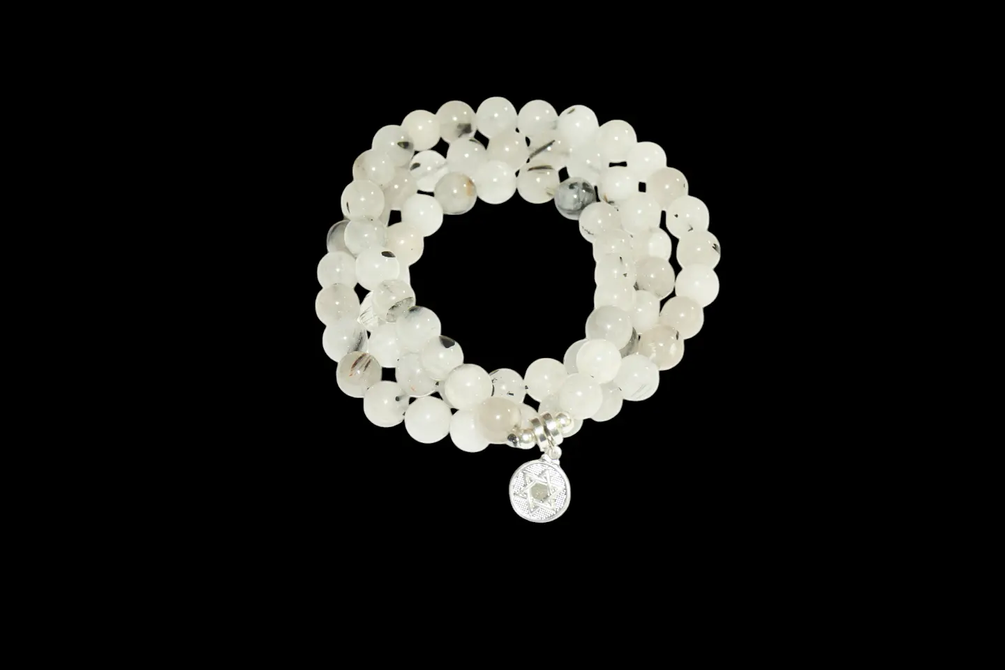 Pulsera cuarzo Turmalinado 8mm 3