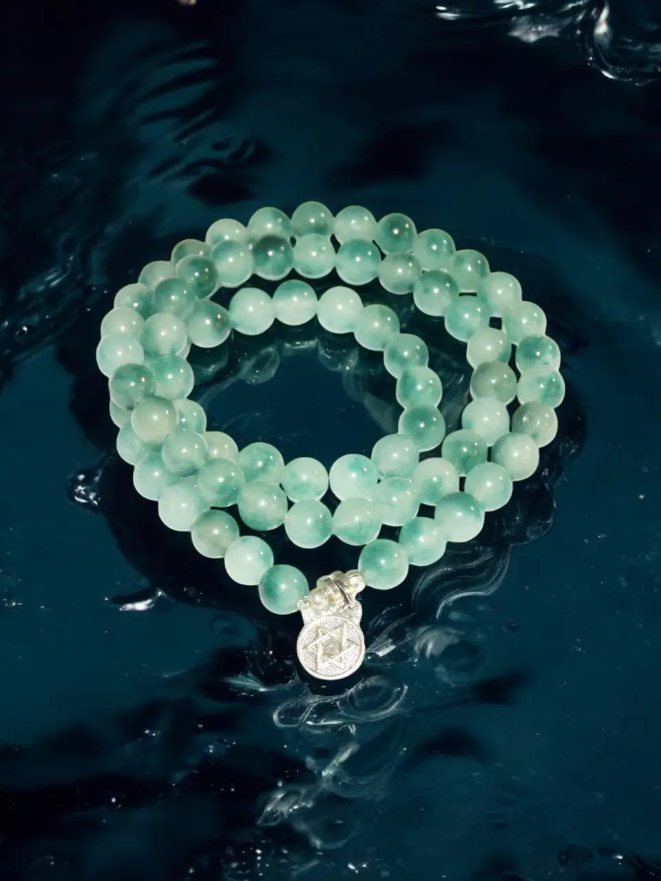 Pulsera Jade Matizado 8mm 3