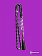 Japa Mala Howlita y Larvikita 6mm borla gris - Miniatura 2