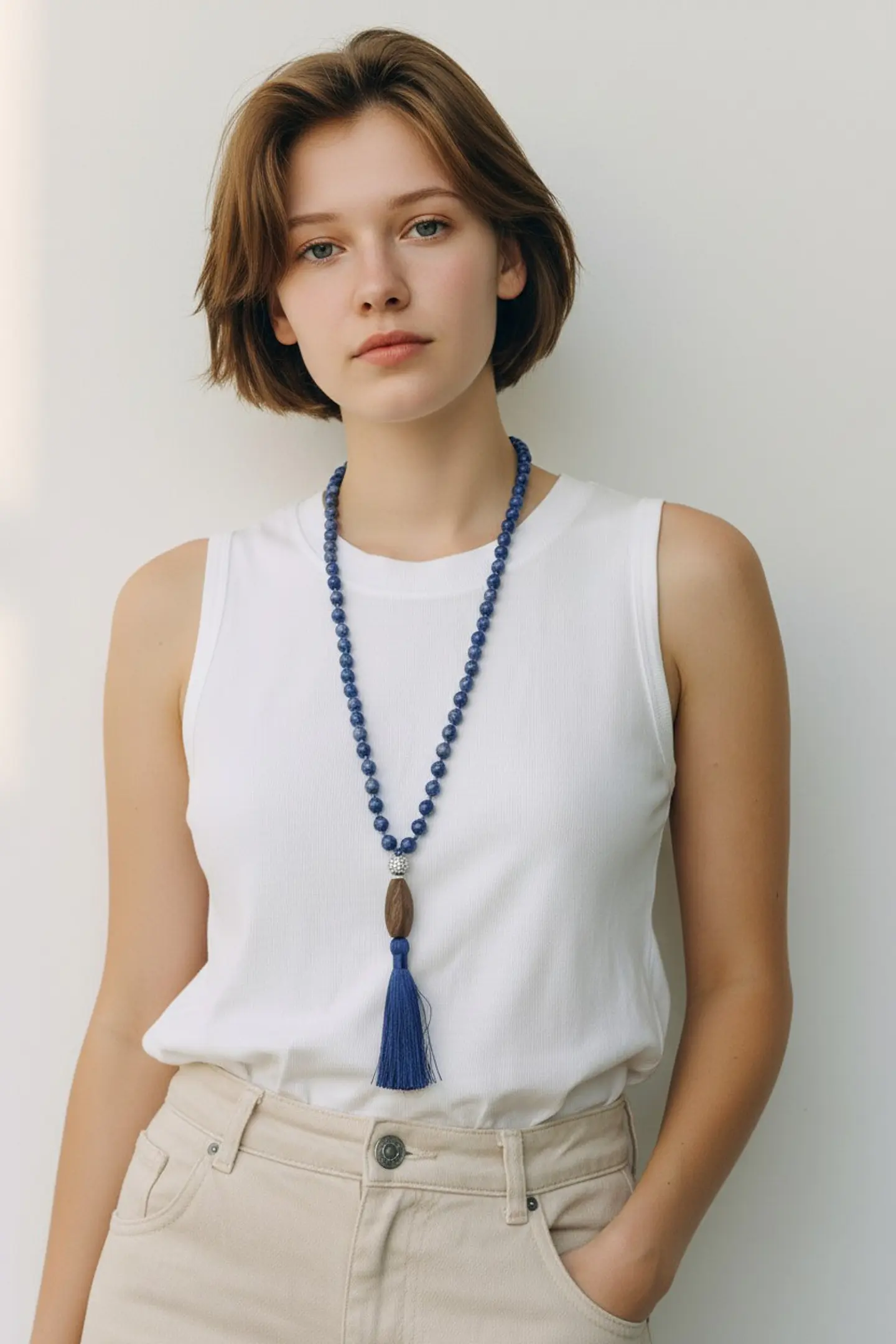 Collar Lapislazuli 8mm 1