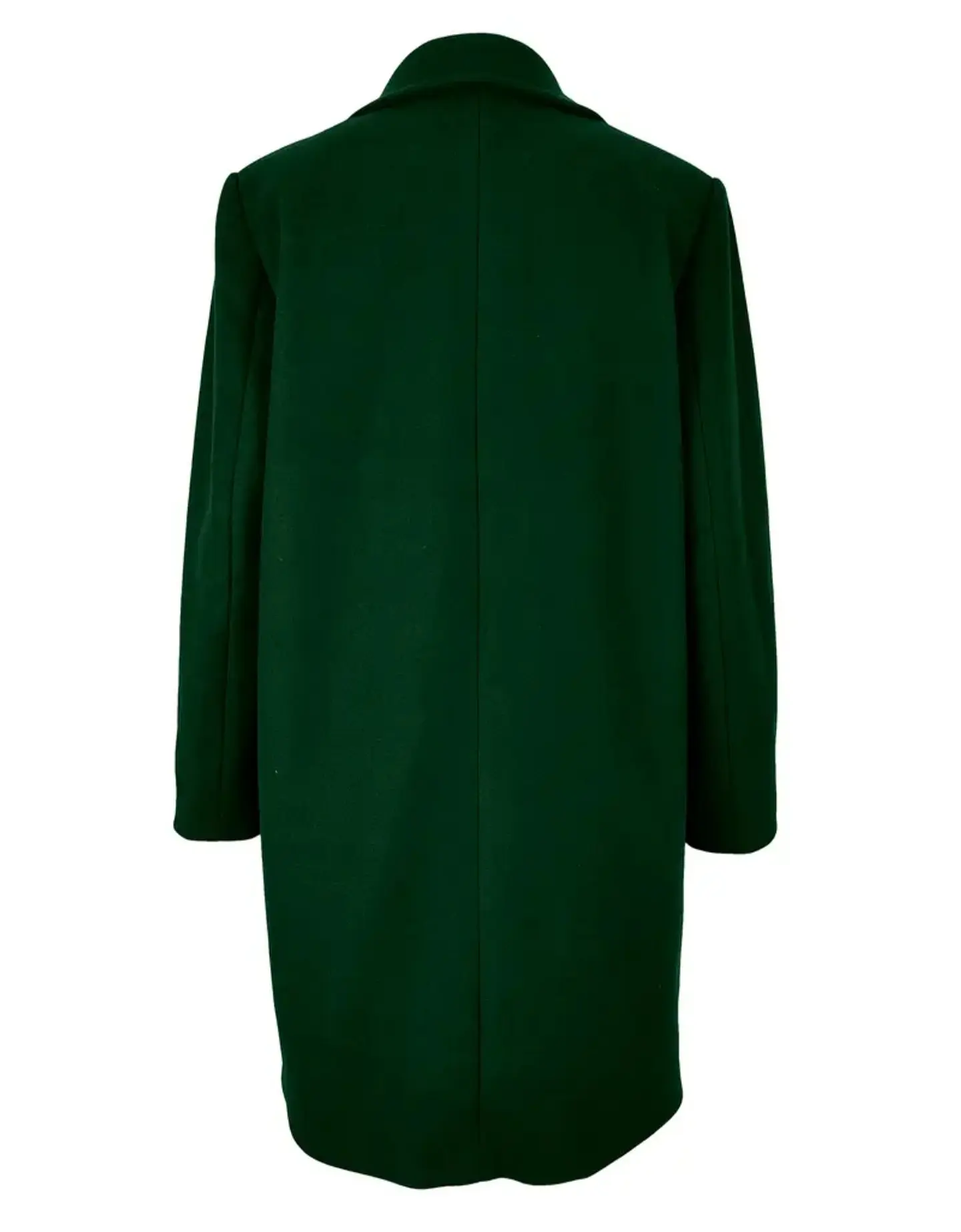Abrigo largo verde talla M 2