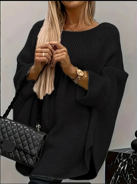 Sweter negro talla L