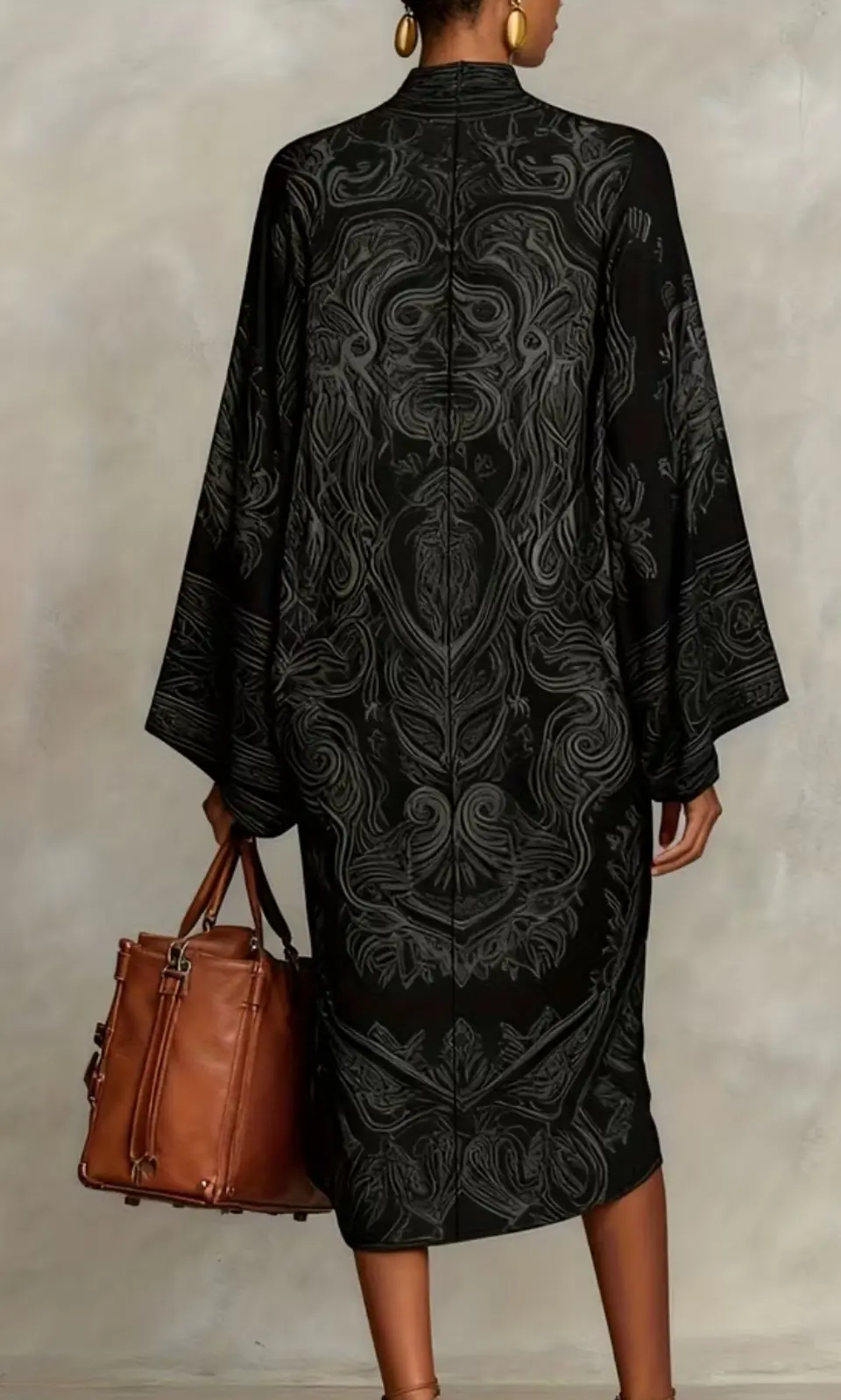 Vestido cuello alto talla L 3