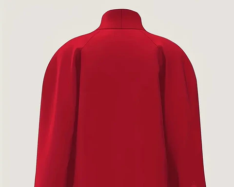 Poleron rojo talla M