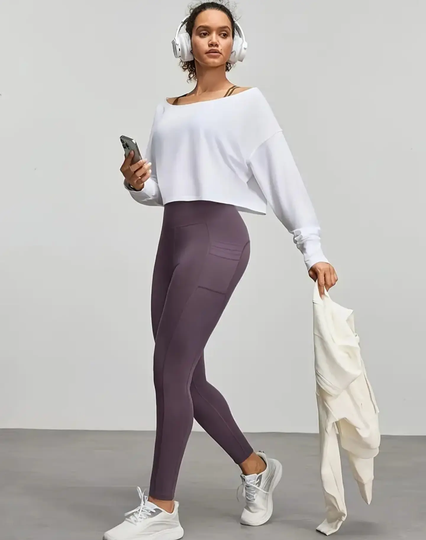 Leggins púrpura talla L 2