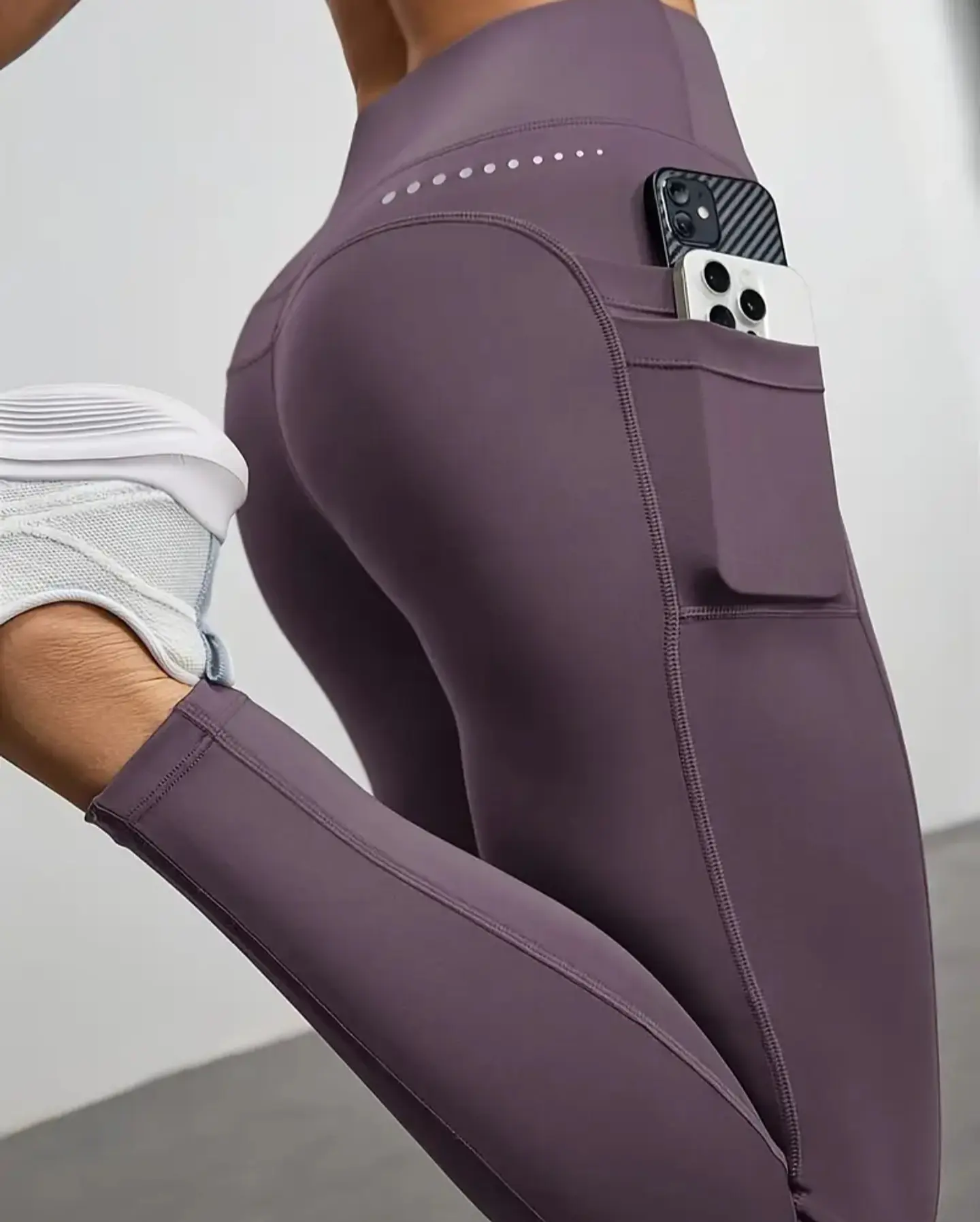Leggins púrpura talla L 3
