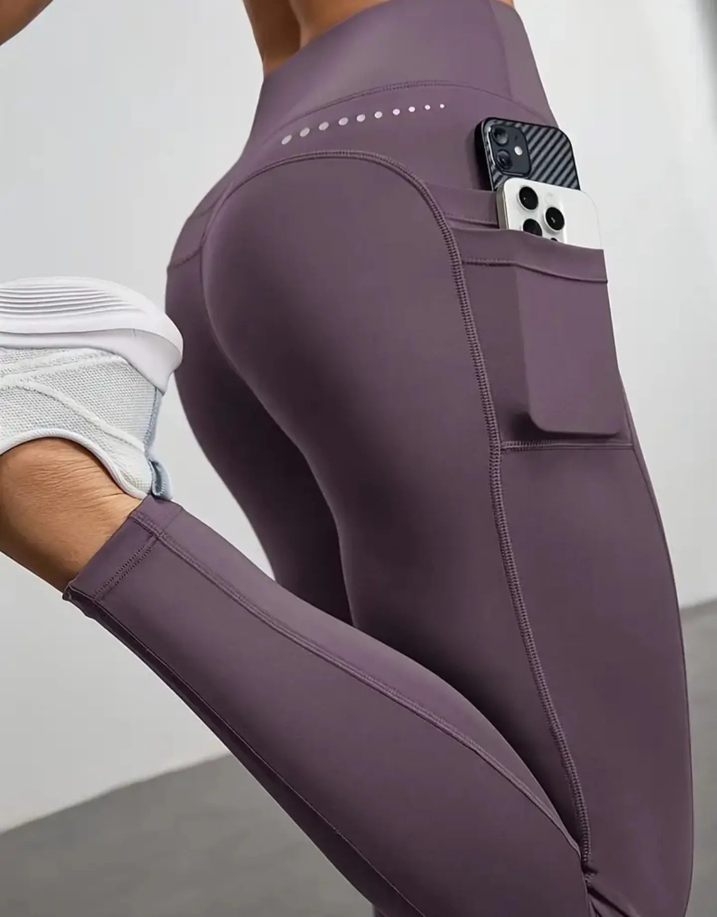 Leggins púrpura talla L 4