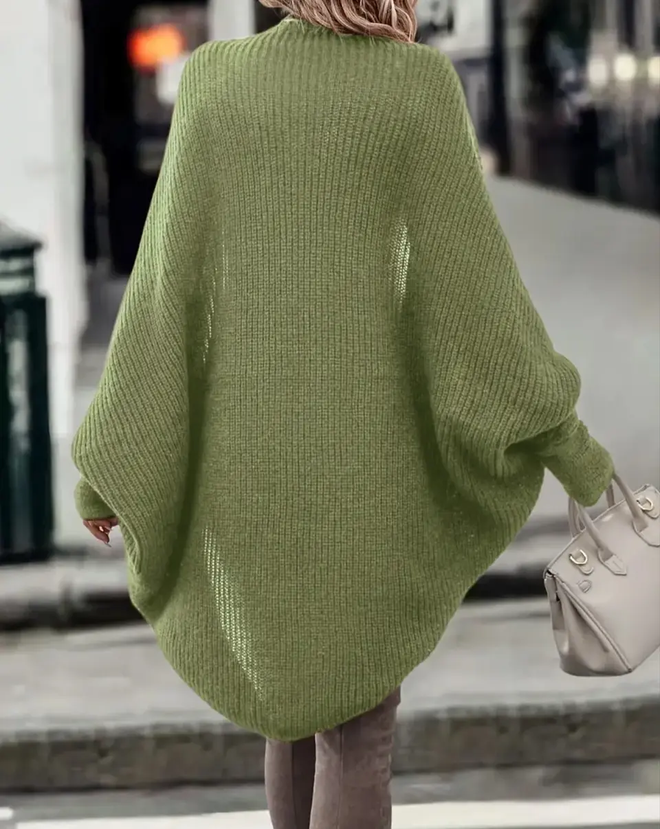 Chaleco abierto verde talla M 6