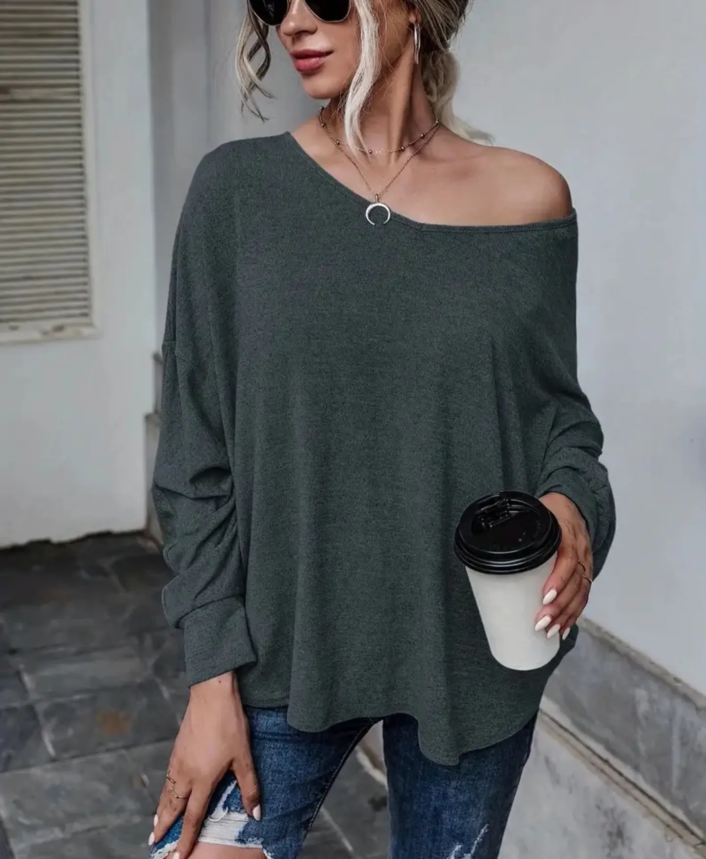 Polera algodón con amarras en la espalda talla M 2