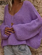Sweter lila talla L - Miniatura 3