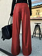 Pantalón Rojo vino talla L - Miniatura 1