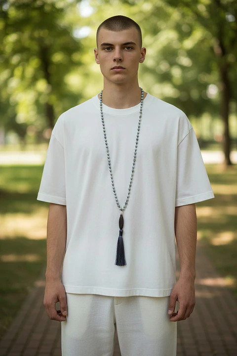 Japa Mala Labradorita de 6mm