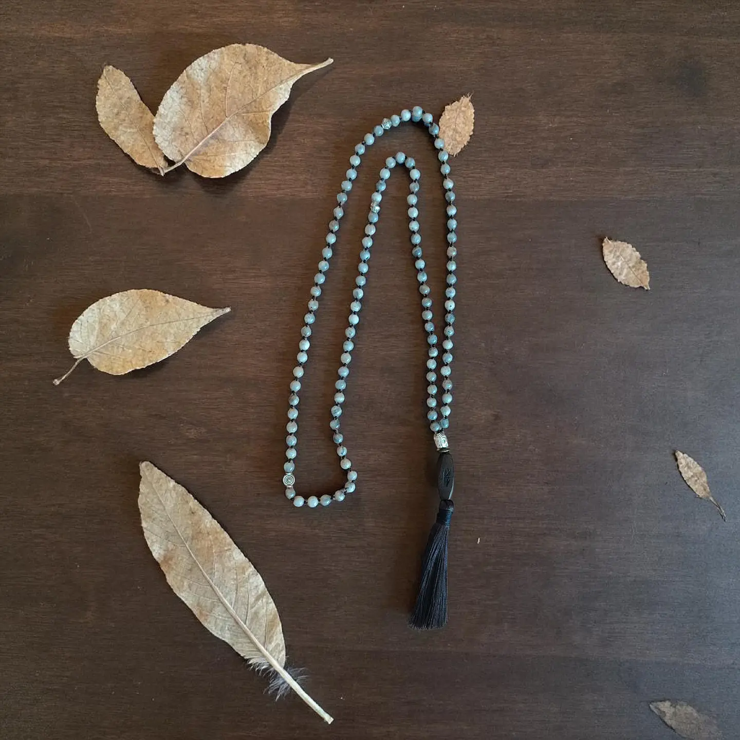 Japa Mala Labradorita de 6mm 6