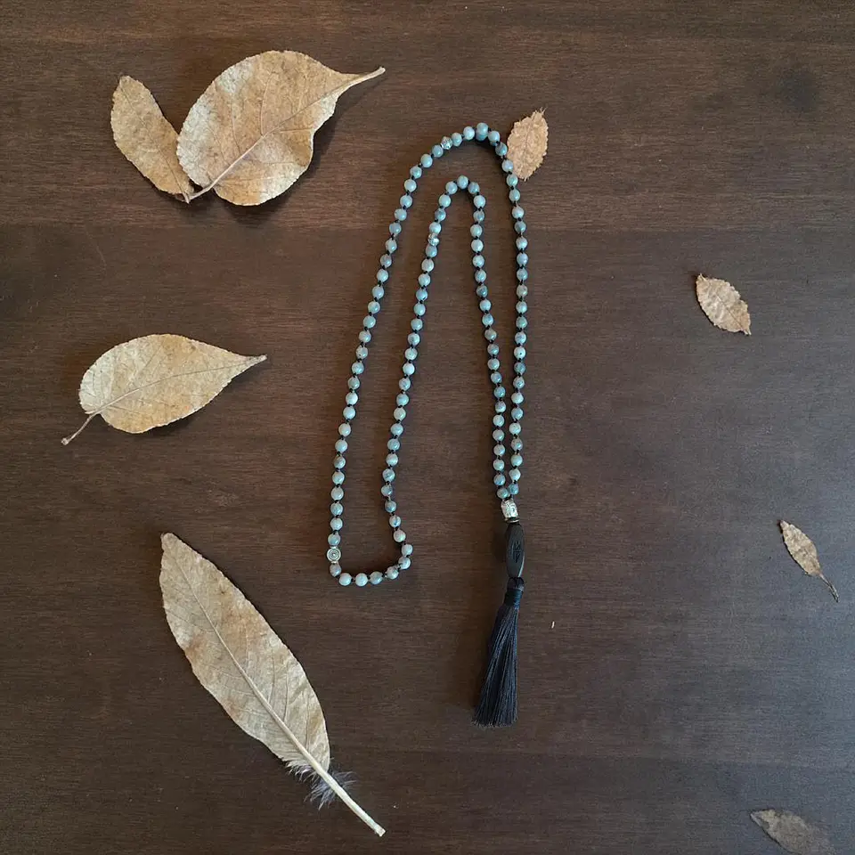 Japa Mala Labradorita de 6mm 6