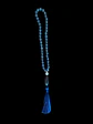Japa Mala 45 cuentas de Cuarzo Ahumado azul 8mm - Miniatura 1