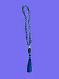 Japa Mala 45 cuentas de Cuarzo Ahumado azul 8mm - Miniatura 5