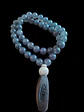 Japa Mala 45 cuentas de Cuarzo Ahumado azul 8mm - Miniatura 2