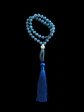 Japa Mala 45 cuentas de Cuarzo Ahumado azul 8mm - Miniatura 4