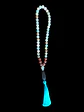 Japa Mala 45 cuentas de Jaspe rojo y Amazonita de 8mm - Miniatura 1