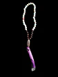 Japa Mala 45 cuentas de Jaspe Imperial y Granate 8mm - Miniatura 1