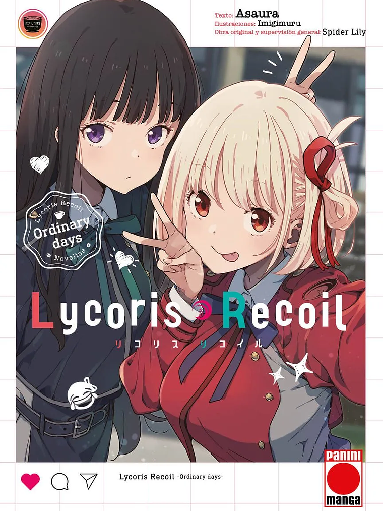 [RESERVA] Lycoris Recoil: Ordinary Days (Novela) 1