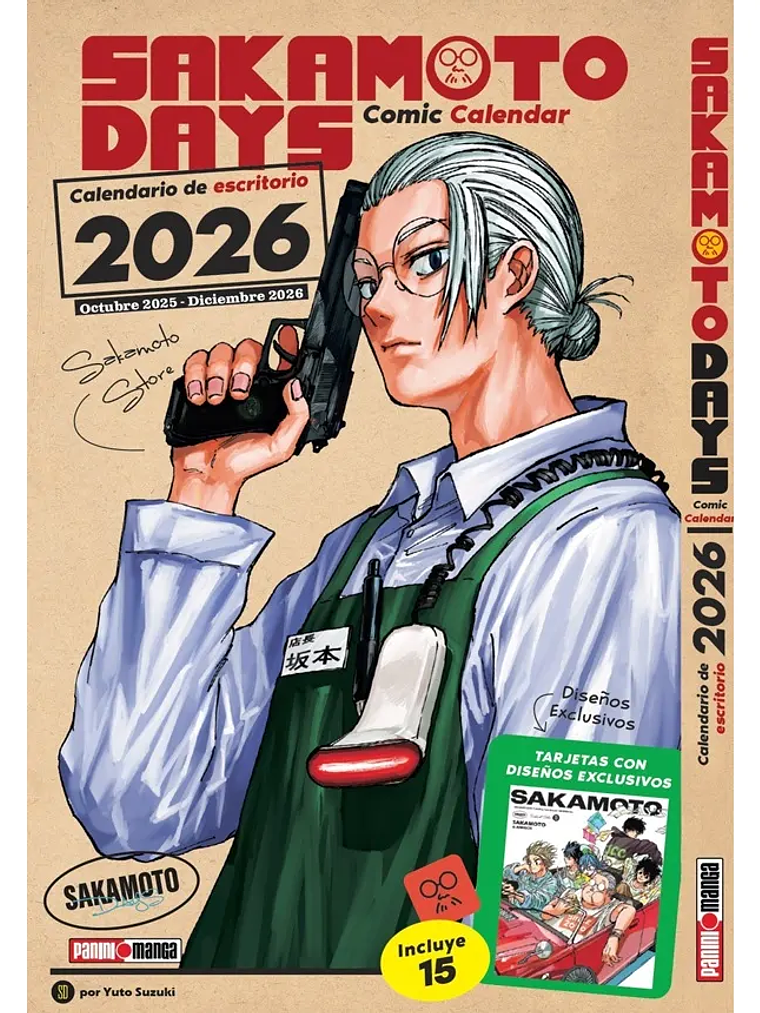[RESERVA] Sakamoto Days Calendario Escritorio 1