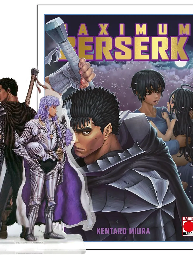 [RESERVA] Berserk (Edición Maximum) 21 (Portada dorada + figura) 1